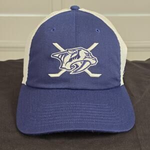 Adidas Mesh Strap-back Nashville Predators Hat - NWT